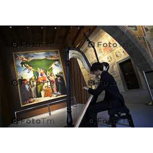 Bergamo presentazione fine restauri Aula Picta del Museo diocesano Bernareggi, restituita alla città dopo il restauro degli affreschi medievali 17 settembre 2026 cronaca Bergamo Italia Foto Tiziano Manzoni Lapresse