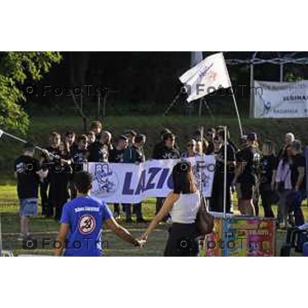 Pontida raduno leghista sabato con intervento dei ministri Valditara Locatelli e Calderoli dibattito con i giovani Padani 19 settembre 2026 cronaca Bergamo Italia Foto Tiziano Manzoni Lapresse