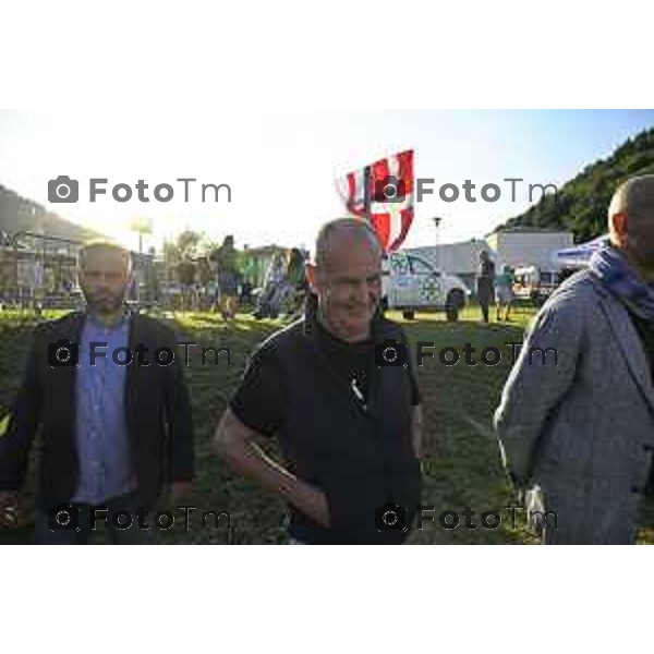 Pontida raduno leghista sabato con intervento dei ministri Valditara Locatelli e Calderoli dibattito con i giovani Padani 19 settembre 2026 cronaca Bergamo Italia Foto Tiziano Manzoni Lapresse