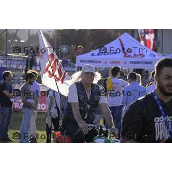 Pontida raduno leghista sabato con intervento dei ministri Valditara Locatelli e Calderoli dibattito con i giovani Padani 19 settembre 2026 cronaca Bergamo Italia Foto Tiziano Manzoni Lapresse