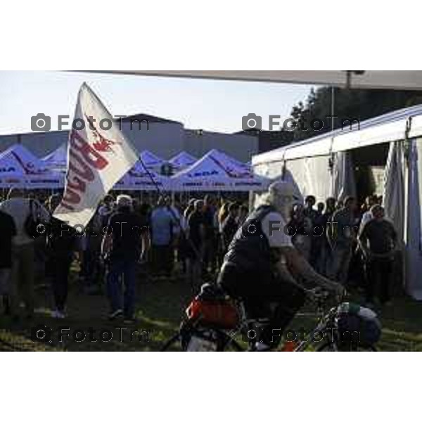 Pontida raduno leghista sabato con intervento dei ministri Valditara Locatelli e Calderoli dibattito con i giovani Padani 19 settembre 2026 cronaca Bergamo Italia Foto Tiziano Manzoni Lapresse