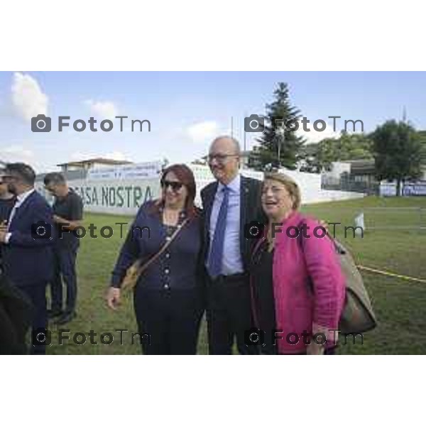 Pontida raduno leghista sabato con intervento dei ministri Valditara Locatelli e Calderoli dibattito con i giovani Padani 19 settembre 2026 cronaca Bergamo Italia Foto Tiziano Manzoni Lapresse