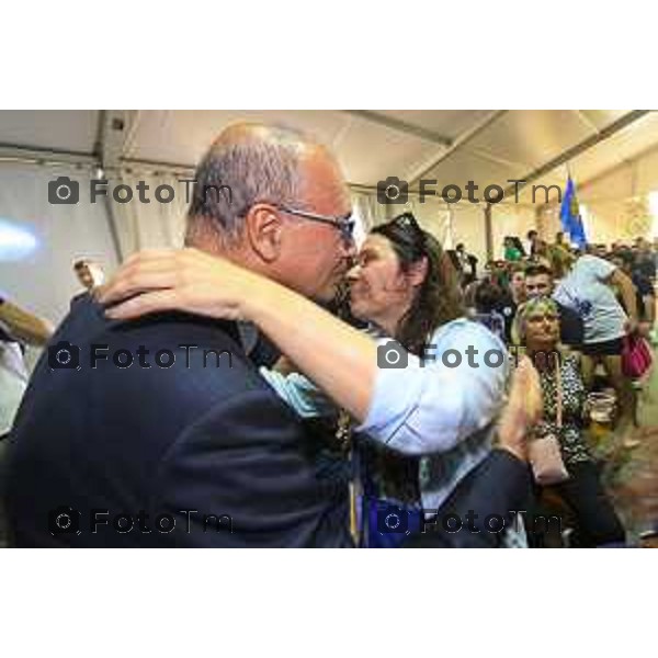 Pontida raduno leghista sabato con intervento dei ministri Valditara Locatelli e Calderoli dibattito con i giovani Padani 19 settembre 2026 cronaca Bergamo Italia Foto Tiziano Manzoni Lapresse