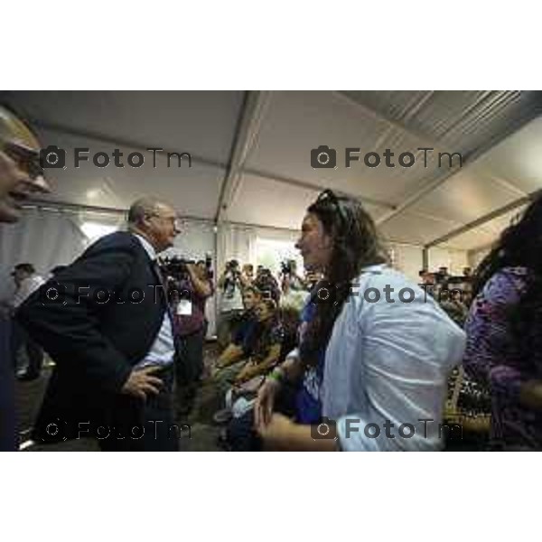 Pontida raduno leghista sabato con intervento dei ministri Valditara Locatelli e Calderoli dibattito con i giovani Padani 19 settembre 2026 cronaca Bergamo Italia Foto Tiziano Manzoni Lapresse