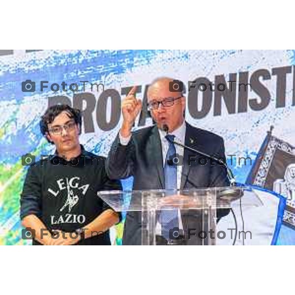 Pontida intervento di Salvini al raduno dei giovani Leghisti Sabato 19 Settembre 2026