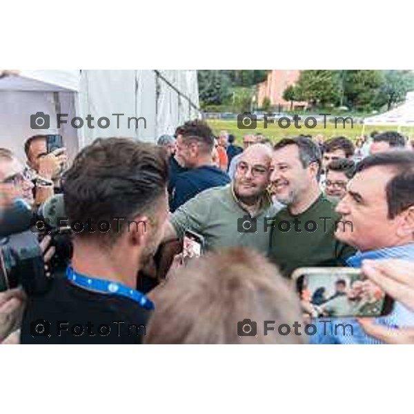Pontida intervento di Salvini al raduno dei giovani Leghisti Sabato 19 Settembre 2026
