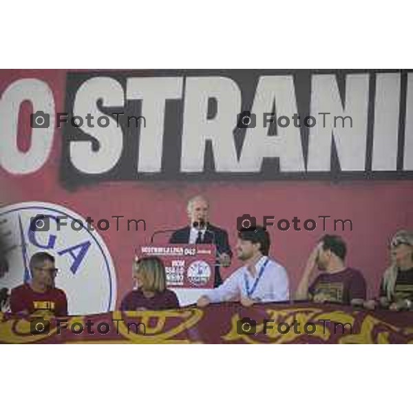 Bergamo Prato di Pontida raduno Leghista Luca Zaia 20 settembre 2026 Bg Italia Foto Tiziano Manzoni Lapresse