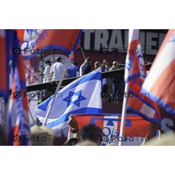 Bergamo Prato di Pontida raduno Leghista Salvini 20 settembre 2026 Bg Italia Foto Tiziano Manzoni Lapresse