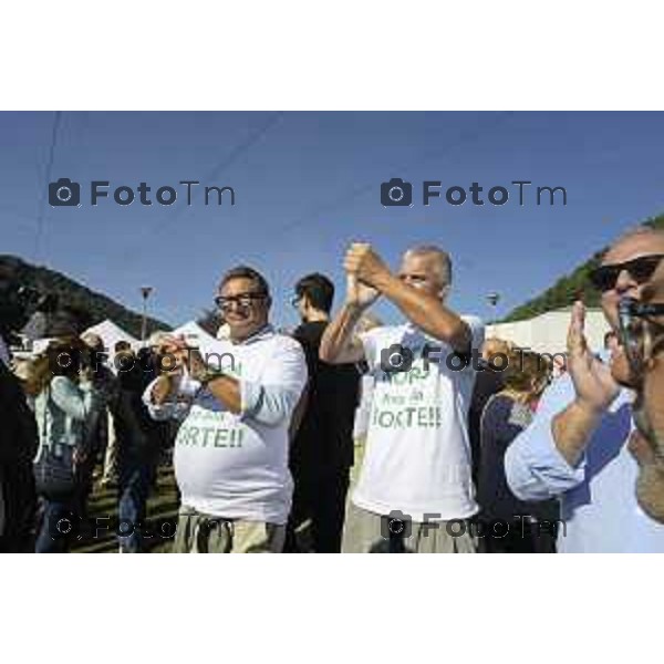 Bergamo Prato di Pontida raduno Leghista Salvini 20 settembre 2026 Bg Italia Foto Tiziano Manzoni Lapresse