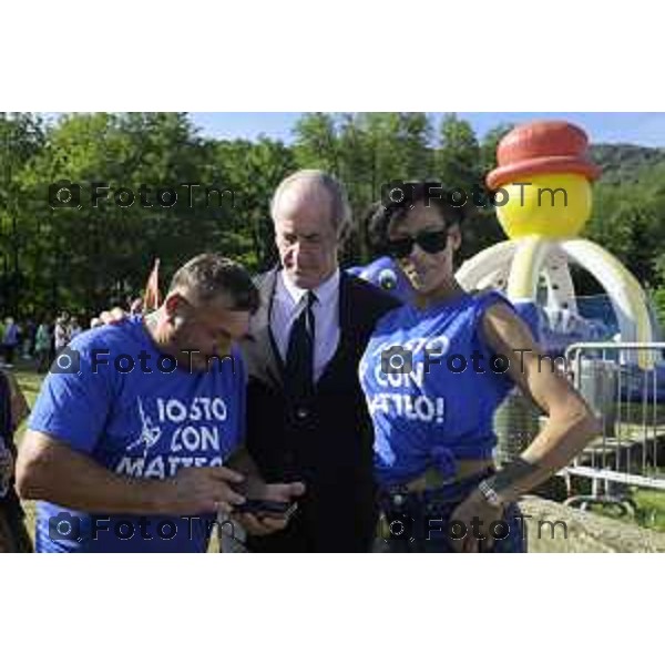 Bergamo Prato di Pontida raduno Leghista Zaia Luca 20 settembre 2026 Bg Italia Foto Tiziano Manzoni Lapresse