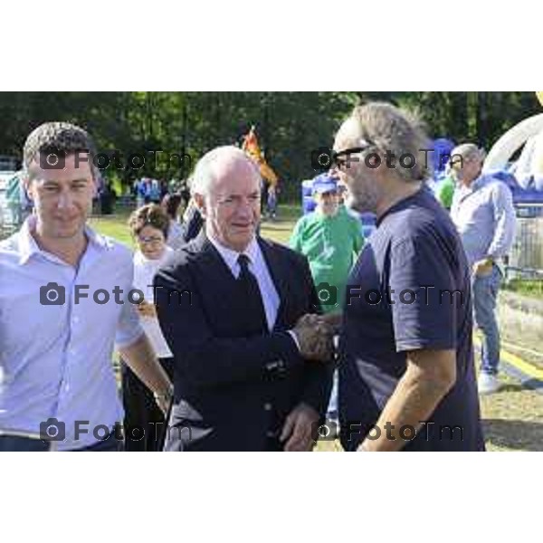 Bergamo Prato di Pontida raduno Leghista Zaia Luca 20 settembre 2026 Bg Italia Foto Tiziano Manzoni Lapresse