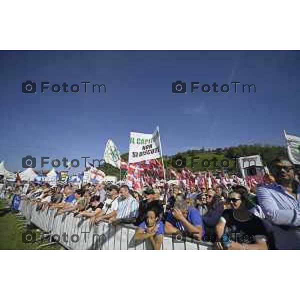 Bergamo Prato di Pontida raduno Leghista Militanti 20 settembre 2026 Bg Italia Foto Tiziano Manzoni Lapresse