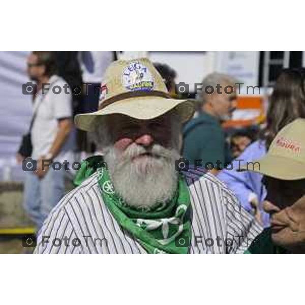 Bergamo Prato di Pontida raduno Leghista Salvini 20 settembre 2026 Bg Italia Foto Tiziano Manzoni Lapresse