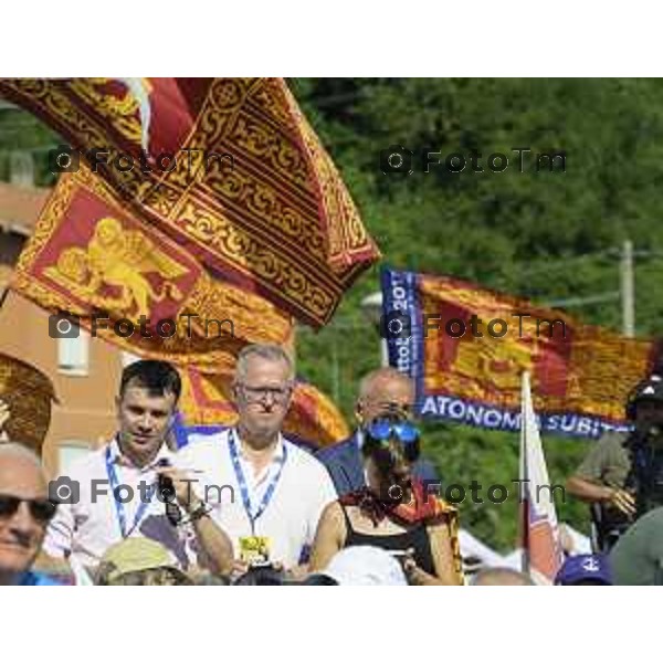 Bergamo Prato di Pontida raduno Leghista Salvini 20 settembre 2026 Bg Italia Foto Tiziano Manzoni Lapresse