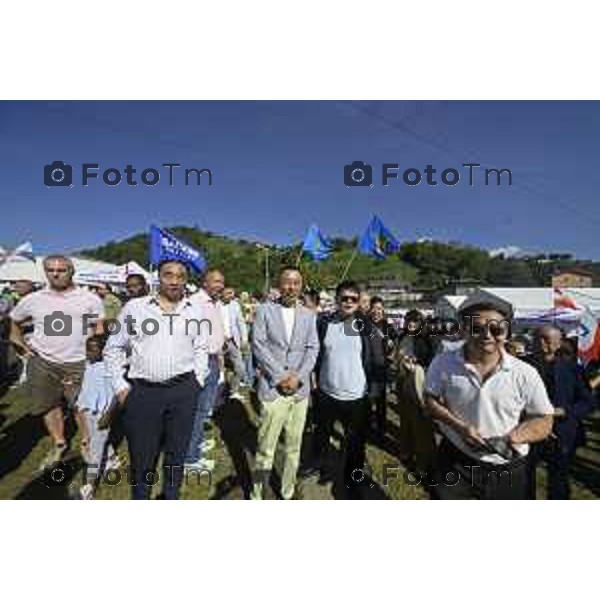 Bergamo Prato di Pontida raduno Leghista Salvini 20 settembre 2026 Bg Italia Foto Tiziano Manzoni Lapresse