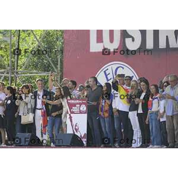 Bergamo Prato di Pontida raduno Leghista Molinari 20 settembre 2026 Bg Italia Foto Tiziano Manzoni Lapresse