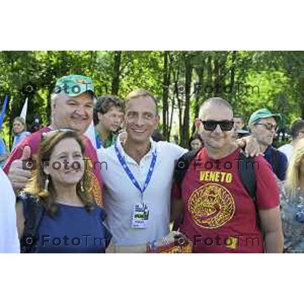 Bergamo Prato di Pontida raduno Leghista Fedriga Massimigliano 20 settembre 2026 Bg Italia Foto Tiziano Manzoni Lapresse