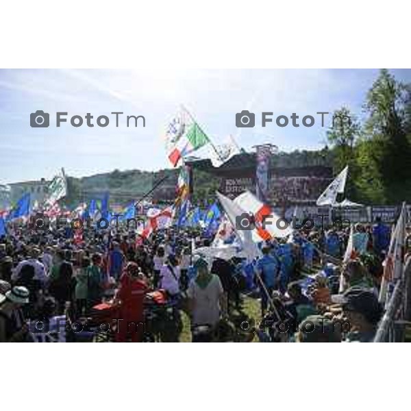 Bergamo Prato di Pontida raduno Leghista Salvini 20 settembre 2026 Bg Italia Foto Tiziano Manzoni Lapresse