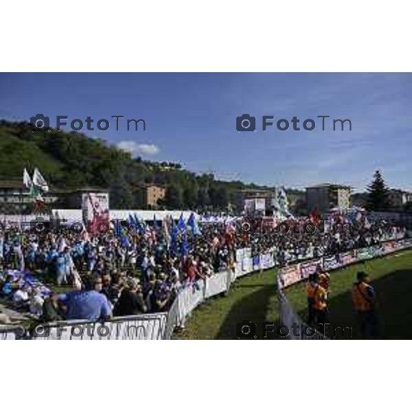 Bergamo Prato di Pontida raduno Leghista Militanti 20 settembre 2026 Bg Italia Foto Tiziano Manzoni Lapresse