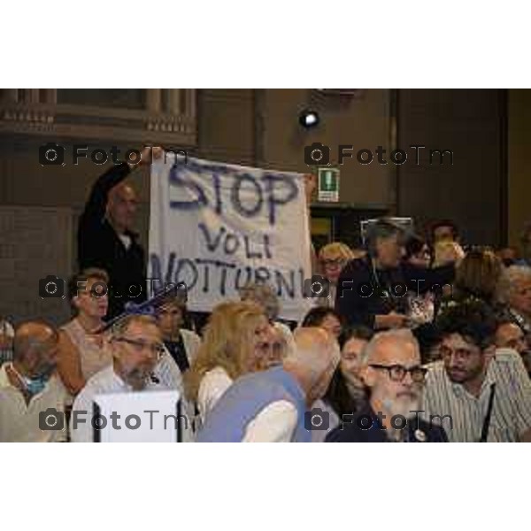 aeroporto orio e consiglio comunale Bergamo 22 settembre 2026 cronaca Bergamo Italia Foto Tiziano Manzoni Lapresse