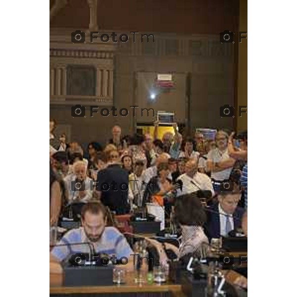 aeroporto orio e consiglio comunale Bergamo 22 settembre 2026 cronaca Bergamo Italia Foto Tiziano Manzoni Lapresse