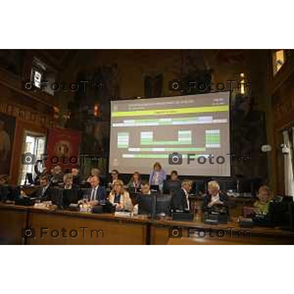 aeroporto orio e consiglio comunale Bergamo 22 settembre 2026 cronaca Bergamo Italia Foto Tiziano Manzoni Lapresse