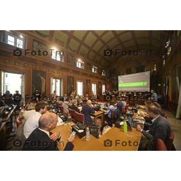 aeroporto orio e consiglio comunale Bergamo 22 settembre 2026 cronaca Bergamo Italia Foto Tiziano Manzoni Lapresse