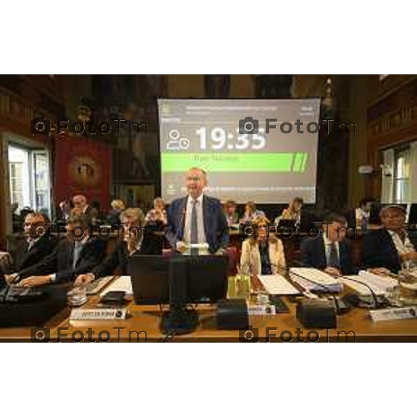 aeroporto orio e consiglio comunale Bergamo 22 settembre 2026 cronaca Bergamo Italia Foto Tiziano Manzoni Lapresse