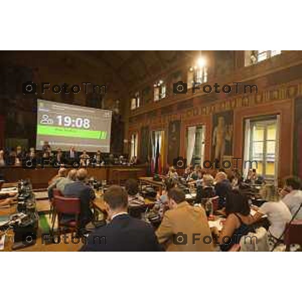 aeroporto orio e consiglio comunale Bergamo 22 settembre 2026 cronaca Bergamo Italia Foto Tiziano Manzoni Lapresse
