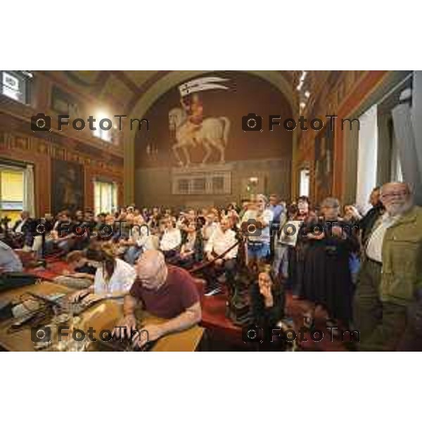 aeroporto orio e consiglio comunale Bergamo 22 settembre 2026 cronaca Bergamo Italia Foto Tiziano Manzoni Lapresse