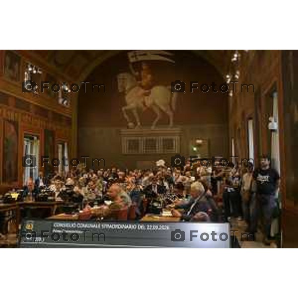 aeroporto orio e consiglio comunale Bergamo 22 settembre 2026 cronaca Bergamo Italia Foto Tiziano Manzoni Lapresse