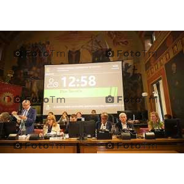 aeroporto orio e consiglio comunale Bergamo 22 settembre 2026 cronaca Bergamo Italia Foto Tiziano Manzoni Lapresse