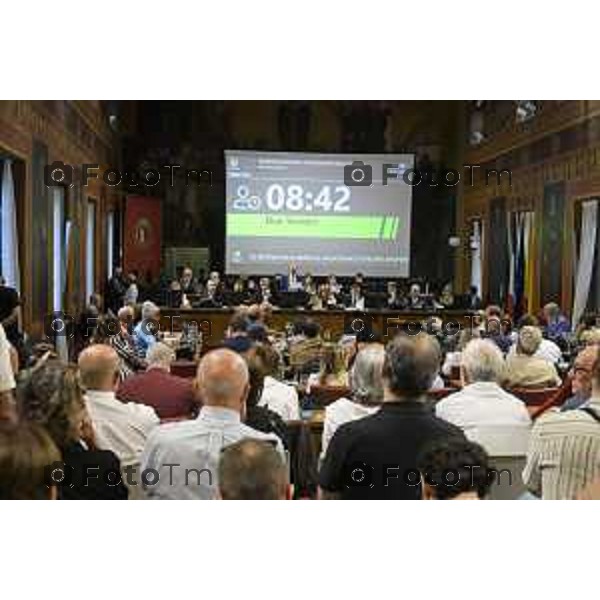 aeroporto orio e consiglio comunale Bergamo 22 settembre 2026 cronaca Bergamo Italia Foto Tiziano Manzoni Lapresse