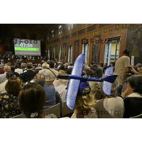 aeroporto orio e consiglio comunale Bergamo 22 settembre 2026 cronaca Bergamo Italia Foto Tiziano Manzoni Lapresse