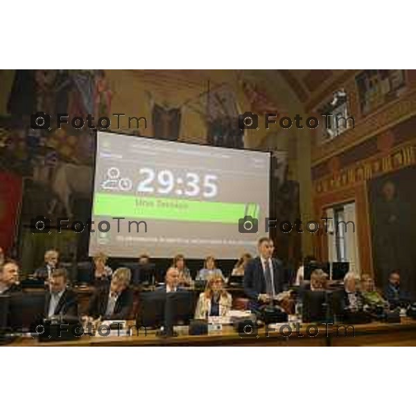 aeroporto orio e consiglio comunale Bergamo 22 settembre 2026 cronaca Bergamo Italia Foto Tiziano Manzoni Lapresse