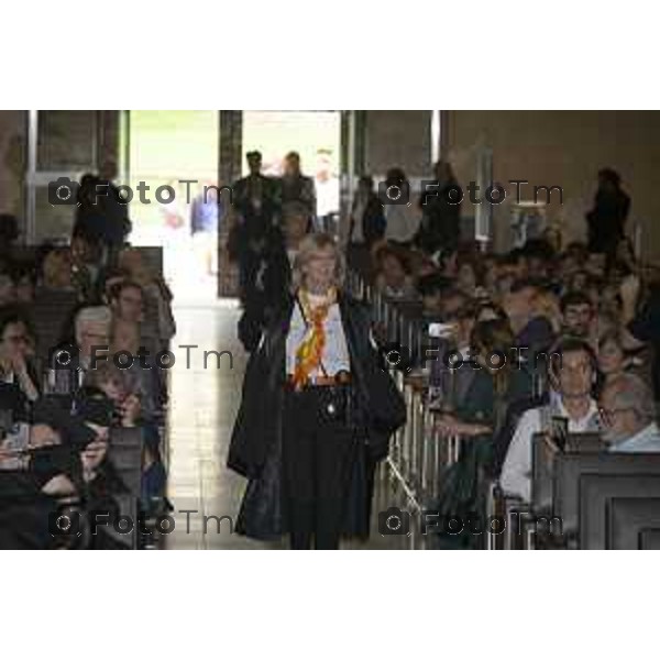 Bergamo Sant\'Agostino la proclamazione delle dottoresse e dei dottori di ricerca UniBg 25 Settembre 2026 cronaca Bergamo Italia Foto Tiziano Manzoni Lapresse
