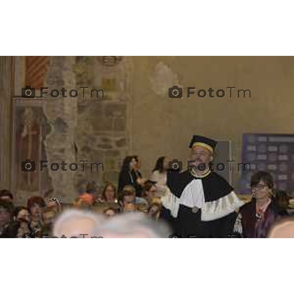 Bergamo Sant\'Agostino la proclamazione delle dottoresse e dei dottori di ricerca UniBg 25 Settembre 2026 cronaca Bergamo Italia Foto Tiziano Manzoni Lapresse