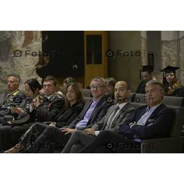 Bergamo Sant\'Agostino la proclamazione delle dottoresse e dei dottori di ricerca UniBg 25 Settembre 2026 cronaca Bergamo Italia Foto Tiziano Manzoni Lapresse