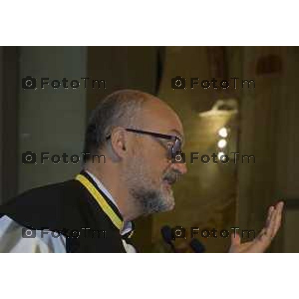 Bergamo Sant\'Agostino la proclamazione delle dottoresse e dei dottori di ricerca UniBg 25 Settembre 2026 cronaca Bergamo Italia Foto Tiziano Manzoni Lapresse