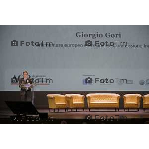 Bergamo Convegno Giorgio Gori Ferruccio de Bortoli, ACBGroup (Academics&amp;Consultants for Business), 25 settembre 2026 cronaca Bergamo Italia Foto Tiziano Manzoni Lapresse