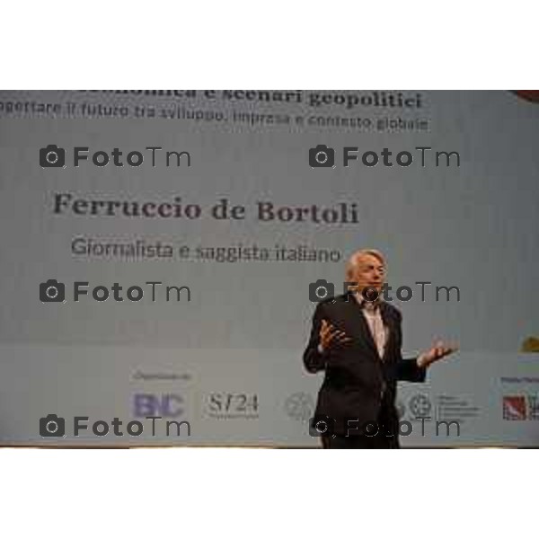 Bergamo Convegno Giorgio Gori Ferruccio de Bortoli, ACBGroup (Academics&amp;Consultants for Business), 25 settembre 2026 cronaca Bergamo Italia Foto Tiziano Manzoni Lapresse