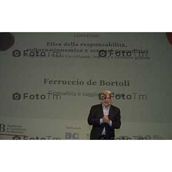 Bergamo Convegno Giorgio Gori Ferruccio de Bortoli, ACBGroup (Academics&amp;Consultants for Business), 25 settembre 2026 cronaca Bergamo Italia Foto Tiziano Manzoni Lapresse