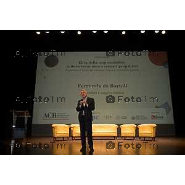 Bergamo Convegno Giorgio Gori Ferruccio de Bortoli, ACBGroup (Academics&amp;Consultants for Business), 25 settembre 2026 cronaca Bergamo Italia Foto Tiziano Manzoni Lapresse
