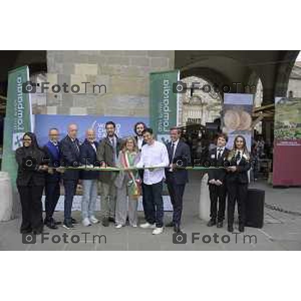 Bergamo inaugurazione di World Cheese Capital 2026 25 settembre 2026 cronaca Bergamo Italia Foto Tiziano Manzoni Lapresse