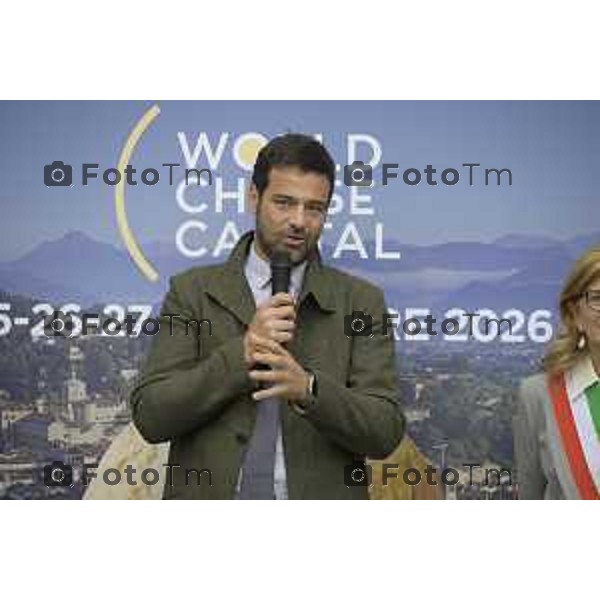 Bergamo inaugurazione di World Cheese Capital 2026 25 settembre 2026 cronaca Bergamo Italia Foto Tiziano Manzoni Lapresse