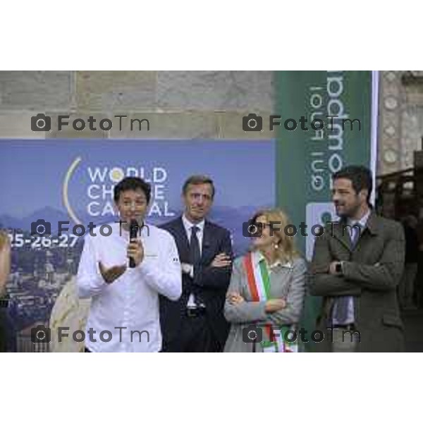 Bergamo inaugurazione di World Cheese Capital 2026 25 settembre 2026 cronaca Bergamo Italia Foto Tiziano Manzoni Lapresse