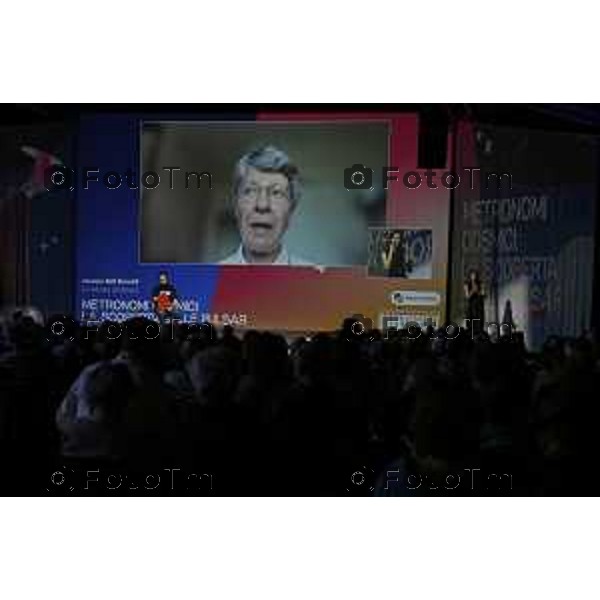 Bergamoscienza 2026 l’astrofisica Jocelyn Bell Burnell la filosofa della scienza 2 Ottobre 2026 cronaca Bergamo Italia Foto Tiziano Manzoni Lapresse