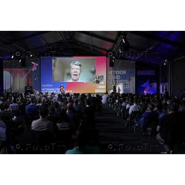 Bergamoscienza 2026 l’astrofisica Jocelyn Bell Burnell la filosofa della scienza 2 Ottobre 2026 cronaca Bergamo Italia Foto Tiziano Manzoni Lapresse