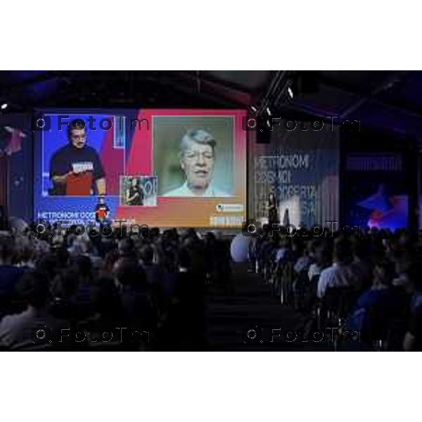 Bergamoscienza 2026 l’astrofisica Jocelyn Bell Burnell la filosofa della scienza 2 Ottobre 2026 cronaca Bergamo Italia Foto Tiziano Manzoni Lapresse