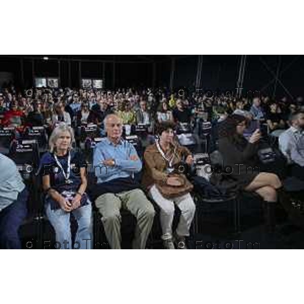 Bergamoscienza 2026 l’astrofisica Jocelyn Bell Burnell la filosofa della scienza Nella foto Moltrasio 2 Ottobre 2026 cronaca Bergamo Italia Foto Tiziano Manzoni Lapresse